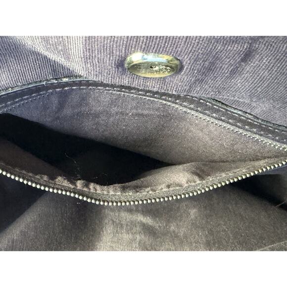 33 East Vintage Brown Suede Leather Purse Handbag Bag Foldover - Picture 8 of 8